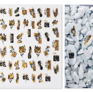 Nail Art stickers-GOLD GLAM 02