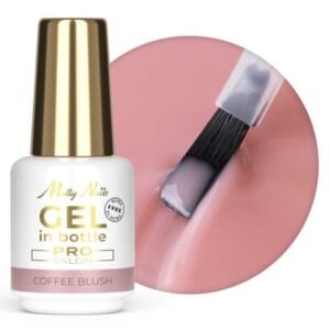 Gel in Bottle Molly Nails Pro Salon Coffee Blush HEMA/Di-HEMA Free 15g