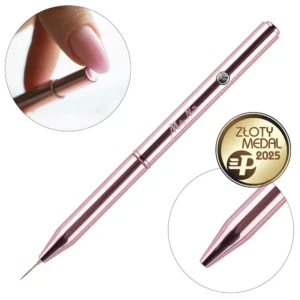 Automatic Liner Long Pro Art Brush – Rose Gold, Molly Nails, 11 mm